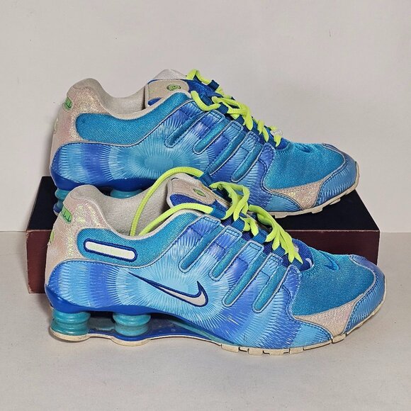 NO INSOLES-Nike Shox Doernbecher Freestyle Collection 2011 Womens Shoes Sz 8 Y2K - Picture 1 of 11